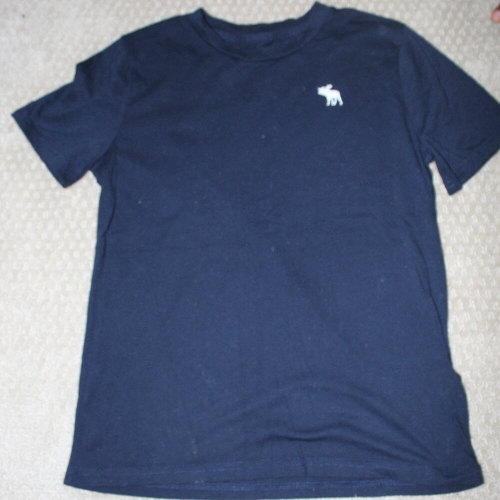 Boys Navy Abercrombie Tee 9/10